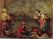 unknow artist Arab or Arabic people and life. Orientalism oil paintings  408 oil painting on canvas